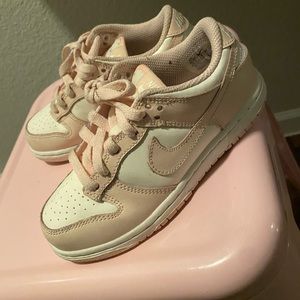 Pink and White kid dunks! Size 13.5C